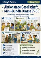 Vorschau - Arbeitsblätter - Aktionstage Gesellschaft Mini-Bundle Klasse 7–8 - Deckblatt