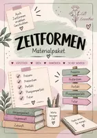 Vorschau - Arbeitsblätter - Materialpaket Zeitformen - Deckblatt