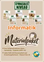 Vorschau - Unterrichtsreihen - Informatik Gymnasium – wachsendes Materialpaket | Basis, Vertiefung, Experte | mit Klassenarbeiten und Erwartungshorizont | Klasse 6–10 - Deckblatt