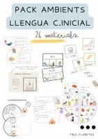 Vista previa - Unidades / Secuencias / Situaciones de Aprendizaje - PACK AMBIENTS DE LLENGUA A CICLE INICIAL. - Portada