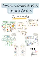 Vista previa - Hojas de trabajo - PACK CONSCIÈNCIA FONOLÒGICA. CATALÀ - Portada