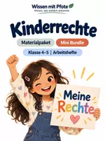 Vorschau - Arbeitsblätter - Materialpaket Kinderrechte verstehen & mitbestimmen | Mini Bundle | Klasse 4–5 - Deckblatt