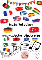 Vorschau - Arbeitsblätter - Materialpaket musikalische Weltreise - Deckblatt