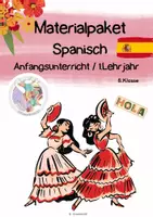 Vorschau - Stundenentwürfe - ✨NEU ✨Materialpaket Spanisch |Español 1.Lehrjahr SEK 1 🇪🇸 - Deckblatt