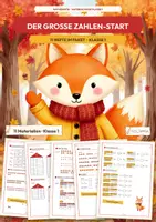 Vorschau - Arbeitsblätter - Mathe Klasse 1 Materialpaket | Zahlenraum bis 10 und 20 | 11 Übungshefte | Anfangsunterricht | wachsendes Paket - Deckblatt