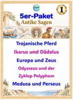 Vorschau - Stundenentwürfe - Antike Sagen – 5er-Paket | Lesetexte, Silbenschrift &Leseverständnis #Nr.1# Klasse 4–6 - Deckblatt