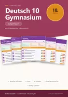 Vorschau - Arbeitsblätter - Deutsch 10 Gymnasium komplett - Deckblatt