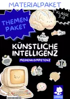 Vorschau - Stundenentwürfe - Künstliche Intelligenz Arbeitshefte | KI Grundlagen & KI-Kunst | Medienkompetenz Klasse 7-13 | LERNOLO - Deckblatt