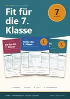 Vorschau - Arbeitsblätter - Fit für die 7. Klasse Wiederholungsheft Paket - Deckblatt