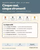 anteprima - Esercizi - Etica: 5 dilemmi, 5 strumenti – 2ª/3ª media - Pagina di copertina