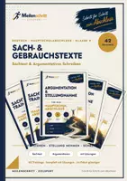 Vorschau - Arbeitsblätter - Sach- & Gebrauchstexte – Sachtext & Argumentatives Schreiben | 42 Trainings zum HSA | Klasse 9 BW | Meilenschritt - Deckblatt