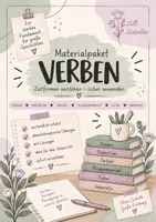 Vorschau - Arbeitsblätter - Materialpaket Verben - Deckblatt