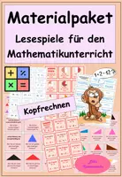 Vorschau - Stundenentwürfe - Materialpaket: Lesespiele für den Mathematikunterricht (Klasse 5 bis 8) - Deckblatt