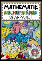 Vorschau - Arbeitsblätter - Mathe Übungen, Rechnen üben, Kopfrechnen, Grundrechenarten, Addition, Subtraktion, Multiplikation, Division, Rechentraining, Rechenräder, Freiarbeit, Stationenlernen | Mathematik Sparpaket - Deckblatt
