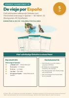 Vorschau - Arbeitsblätter - Spanisch A1 Fünferpaket: Unterwegs in Spanien - Deckblatt