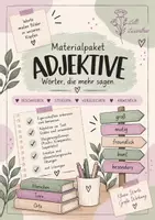 Vorschau - Arbeitsblätter - Materialpaket Adjektive - Deckblatt