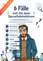 Vorschau - Arbeitsblätter - Materialpaket - Ali der Sprachdetektiv Fall 1-6 - DaF DaZ - A1-B2 - Deckblatt