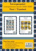 Vorschau - Stundenentwürfe - Konvergenzpaket: Ländergemeinsame Lektüre 2026-2028 - Kleist / Erpenbeck - Deckblatt