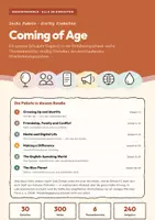 Vorschau - Stundenentwürfe - Coming of Age — Englisch E-Phase, alle 30 Einheiten Ein ganzes Schuljahr Englisch in der Einführungsphase: sechs Themenbereiche, dreißig Einheiten, ein durchlaufendes Wiederholungssystem. - Deckblatt