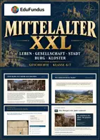 Vorschau - Stundenentwürfe - MITTELALTER XXL | Leben · Gesellschaft · Stadt · Burg · Kloster | Geschichte 6/7 - Deckblatt