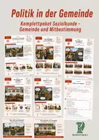Vorschau - Stundenentwürfe - Politik in der Gemeinde - Kommunalpolitik verstehen und mitgestalten | Komplettpaket Sozialkunde Klasse 7 - Deckblatt