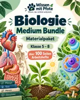 Vorschau - Arbeitsblätter - Materialpaket Biologie entdecken & verstehen | Medium Bundle Klasse 5–8 - Deckblatt