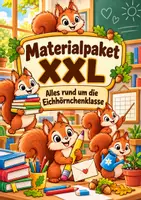Vorschau - Arbeitsblätter - Materialpaket XXL - Eichhörnchenklasse - Klassentier Eichhörnchen - Deckblatt