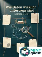Vorschau - Arbeitsblätter - Wie Daten wirklich unterwegs sind - Fallakte 00 + 03 - Deckblatt