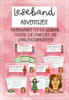 Vorschau - Arbeitsblätter - Leseband Adventszeit – Leseförderung & Leseverstehen Weihnachten | Klasse 2–4 - Deckblatt