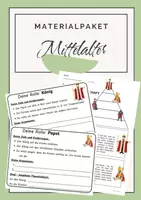 Vorschau - Stundenentwürfe - Materialpaket: Mittelalter (Ständegesellschaft und Karl der Große) - Deckblatt
