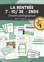 Aperçu - Feuilles d'exercices - La rentrée ⎮ Dossier pédagogique - 3e - 2nde - Page de couverture