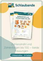 Vorschau - Unterrichtsreihen - Zahlenstrahl und Zahlenfolgen bis 100 · Klasse 2 · Bündel: Standard + luftige Fassung - Deckblatt