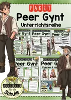 Vorschau - Stundenentwürfe - Peer Gynt (Edvard Grieg): Komplette Unterrichtsreihe für die Grundschule - Deckblatt