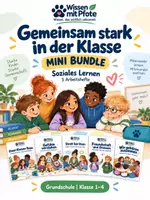 Vorschau - Arbeitsblätter - Materialpaket | Gemeinsam stark in der Klasse – Mini Bundle | Soziales Lernen Klasse 1–4 - Deckblatt