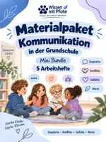 Vorschau - Arbeitsblätter - Starke Klassengemeinschaft – Materialpaket Kommunikation, Gefühle & Werte - Deckblatt