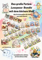 Vorschau - Anderer Materialtyp - Das große Ferien- Lesepass- Bundle mit dem kleinen Wolf I Wolfklasse I Lesemotivation fördern I Grundschule - Deckblatt