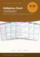 Vorschau - Test - Halbjahres-Check Realschule 8–10 - Komplettpaket - Deckblatt