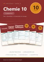Vorschau - Arbeitsblätter - Chemie 10 Realschule – Arbeitsblätter-Paket, 5 Lernbereiche - Deckblatt