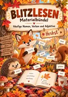 Vorschau - Arbeitsblätter - Materialpaket - Blitzlesen - Herbst - Deckblatt