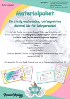 Vorschau - Stundenentwürfe - Wachsendes, umfangreiches Materialpaket rund um Chemie 🧪✨ - Deckblatt