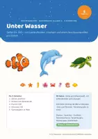 Vorschau - Stundenentwürfe - 5er-Paket: Zahlen bis 100, Mathe Klasse 2 - Rechenwelten · Unter Wasser - Deckblatt