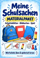 Vorschau - Arbeitsblätter - Materialpaket "Meine Schulsachen" - Deckblatt