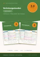 Vorschau - Arbeitsblätter - Vertretungsstunden Grundschule Klasse 3-4 - Deckblatt