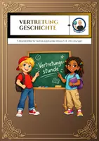 Vorschau - Arbeitsblätter - Vertretungsmaterial Geschichte Jg. 5-8 - Deckblatt