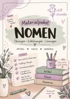 Vorschau - Arbeitsblätter - Materialpaket Nomen - Deckblatt