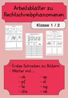 Vorschau - Arbeitsblätter - Materialpaket Rechtschreibphänomene Anfangsunterricht - Deckblatt
