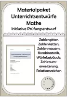 Vorschau - Stundenentwürfe - Materialpaket Mathe Unterrichtsentwürfe - Deckblatt