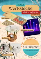 Vorschau - Unterrichtsreihen - Technik - 4 Werkstücke ab 7. Jgst. alle Materialbereiche - Deckblatt