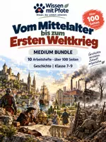 Vorschau - Arbeitsblätter - Epochen der Geschichte – Vom Mittelalter bis zum Ersten Weltkrieg - Deckblatt