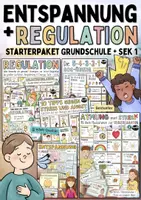 Vorschau - Arbeitsblätter - Selbstregulation & Entspannung STARTERPAKET gegen Stress / Energietankstelle - Deckblatt